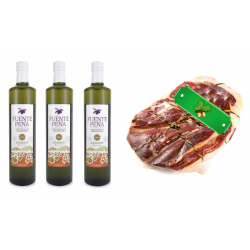 Pack Olio d'oliva Extra + Spalla Cruda Etichetta Verde
