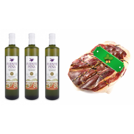 Pack Olio d'oliva Extra + Spalla Cruda Etichetta Verde Pack Olio d'oliva Extra + Spalla Cruda Etichetta Verde