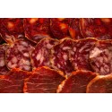 PACK de trois 1/2 morceaux uniques de saucisse ibérique + 1 kg jambon ibérique + Huile d'olive vierge