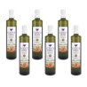 4.5L - Huile d'olive extra - 6 x Bouteille en verre 0,75 Lts