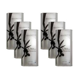 6L - Olio extravergine di oliva BIO - 6 x Barattoli 1L