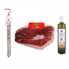 Pack Olio d'oliva Extra + 1/4 prosciutto iberico Etichetta Rossa + 1 Chorizo VELA