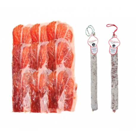 PACK x 10 Black label SLICED Ham + Salchichon + Chorizo VELA PACK x 10 Black label SLICED Ham + Salchichon + Chorizo VELA